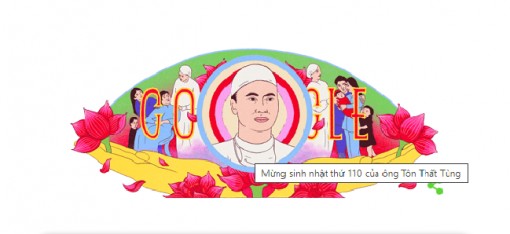 Google Doodle tôn vinh Giáo sư Tôn Thất Tùng