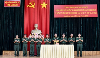 Bộ Chỉ huy Quân sự tỉnh An Giang phát động thi đua kỷ niệm Ngày Thương binh- liệt sĩ