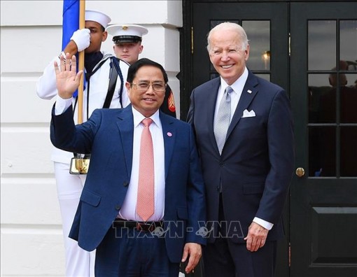 Thủ tướng Phạm Minh Chính gặp Tổng thống Hoa Kỳ Joe Biden