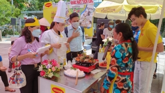 Sôi nổi hội thi nấu ăn, do Hội Liên hiệp Phụ nữ huyện Thoại Sơn tổ chức