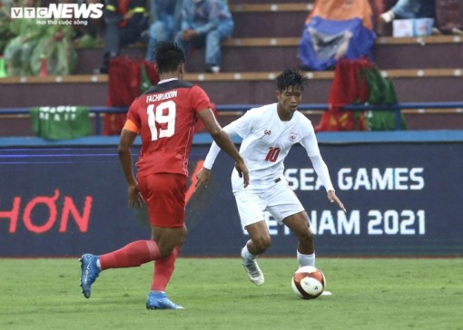 Thắng đậm U23 Myanmar, U23 Indonesia tạm chiếm ngôi đầu của U23 Việt Nam