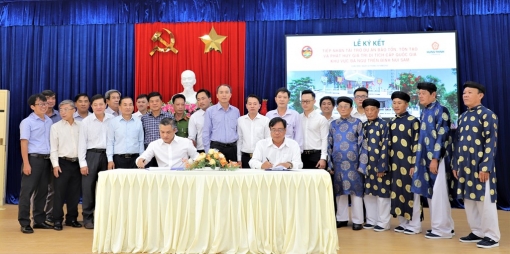 Ban Quản trị Lăng miếu núi Sam tiếp nhận 20 tỷ đồng tài trợ dự án bảo tồn, tôn tạo khu vực bà ngự