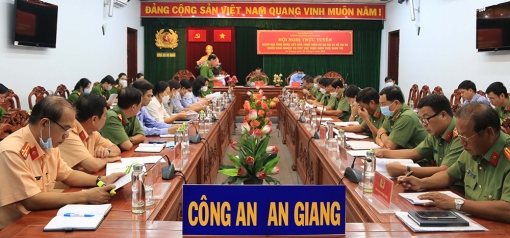 Công an An Giang đánh giá tình hình hình, kết quả 2 dự án và Đề án 06