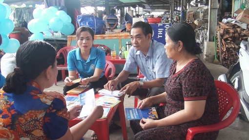 18 xã, thị trấn ở Chợ Mới mở cửa gian hàng an sinh
