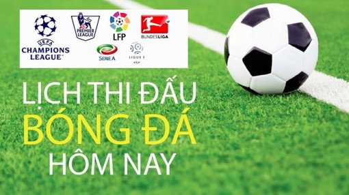 Lịch thi đấu bóng đá hôm nay 3/6