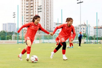 Đội tuyển nữ U18 quốc gia hào hứng với ngày tập đầu tiên