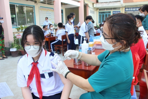 An Giang phân bổ 76.000 liều vaccine phòng COVID-19 tiêm trẻ em từ 5 đến dưới 12 tuổi (đợt 4)