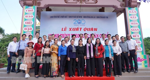 Bến Tre: Xuất quân “Hành trình theo bước chân Cụ Đồ”