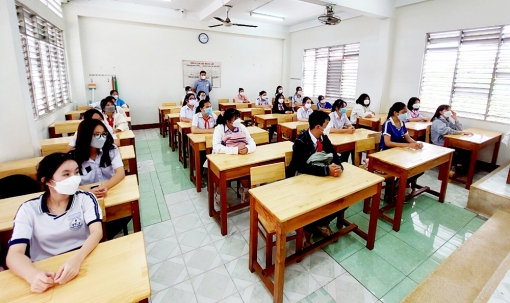 An Giang: Thí sinh làm thủ tục dự tuyển vào lớp 10