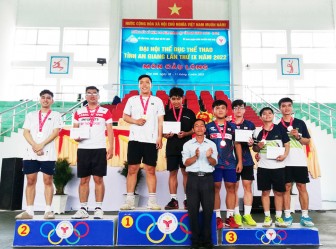 TP. Long Xuyên xuất sắc đoạt hạng nhất toàn đoàn môn cầu lông Đại hội Thể dục - thể thao tỉnh An Giang lần IX/2022