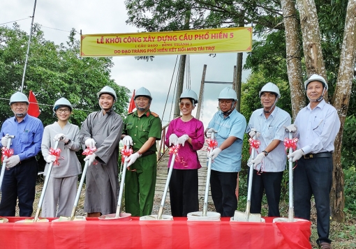 Thoại Sơn: Khởi công xây dựng cầu Phổ Hiền 5
