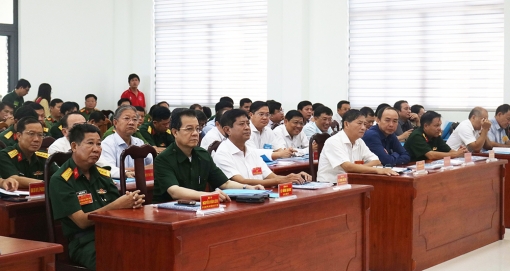 Khai mạc diễn tập khu vực phòng thủ huyện Châu Phú năm 2022
