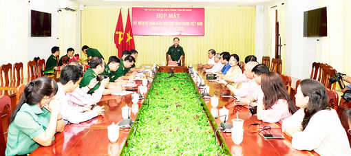 Bộ Chỉ huy Bộ đội Biên phòng tỉnh An Giang họp mặt kỷ niệm 97 năm Ngày Báo chí Cách mạng Việt Nam