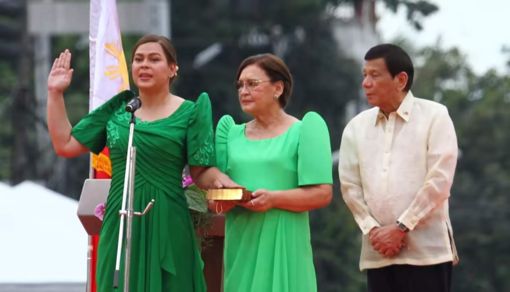Bà Sara Duterte tuyên thệ nhậm chức Phó Tổng thống Philippines