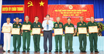 Cựu chiến binh huyện Châu Thành tích cực đóng góp xây dựng quê hương