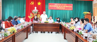 Ban Dân vận Tỉnh ủy An Giang sơ kết công tác dân vận, mặt trận, các tổ chức chính trị - xã hội 6 tháng đầu năm