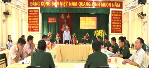 Đảng ủy Quân sự TP. Châu Đốc phấn đấu xây dựng Đảng bộ trong sạch vững mạnh