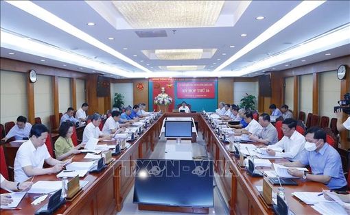 Thông cáo về Kỳ họp thứ 16, Ủy ban Kiểm tra Trung ương