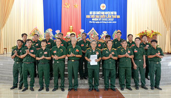 Ông Dương Văn Lũy tái đắc cử chức Chủ tịch Hội Cựu chiến binh huyện Phú Tân nhiệm kỳ 2022-2027
