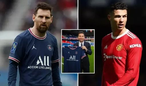 Messi đánh bật kỷ lục của Ronaldo vì MU sa sút