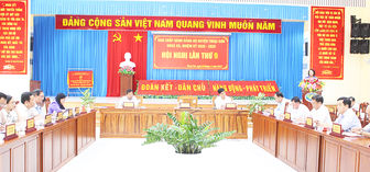 Hội nghị Ban Chấp hành Đảng bộ huyện Thoại Sơn lần thứ 9, khóa XII (nhiệm kỳ 2020 – 2025)