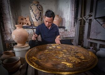 Trao kỷ lục Guinness thế giới cho hai tác phẩm gốm nghệ thuật của nghệ nhân Nguyễn Hùng