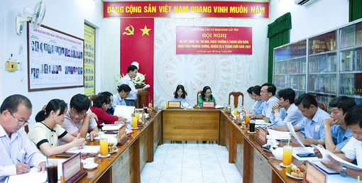 Khối Thi đua các cơ quan Đảng cấp tỉnh sơ kết công tác thi đua, khen thưởng 6 tháng đầu năm