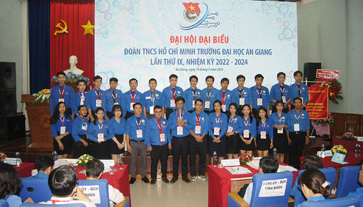 Anh Đặng Thế Lực tái đắc cử Bí thư Đoàn Trường Đại học An Giang