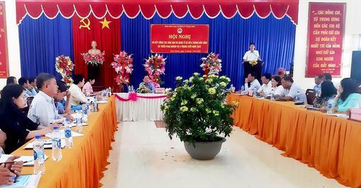 Ban Dân vận Huyện ủy Thoại Sơn triển khai phương hướng, nhiệm vụ công tác dân vận và quy chế dân chủ  cơ sở 6 tháng cuối năm 2022