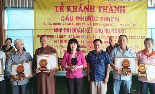 Khánh thành cầu Phước Thiện, xã An Thạnh Trung