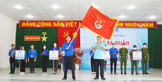 Ra quân Chiến dịch “Mùa hè tình nguyện” năm 2022 tại huyện Tịnh Biên