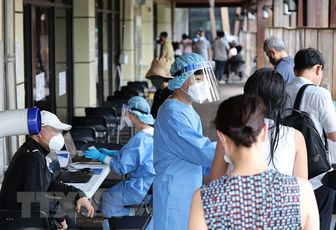 Số ca nhiễm mới COVID-19 theo ngày ở Hàn Quốc vượt 40.000