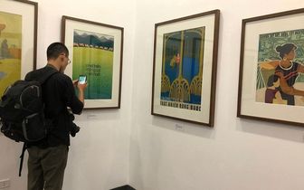 Triển lãm mỹ thuật nhân kỷ niệm 75 năm ngày Thương binh Liệt sĩ