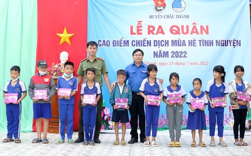 Châu Thành ra quân cao điểm Chiến dịch “Mùa hè tình nguyện” năm 2022