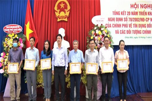 TP. Châu Đốc thực hiện hiệu quả chính sách tín dụng ưu đãi đối với người nghèo