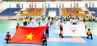 Khai mạc môn Karatedo Đại hội Thể dục - thể thao tỉnh An Giang lần IX/2022