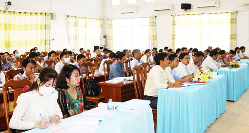 Phòng Nội vụ huyện Châu Thành bồi dưỡng đại biểu HĐND cấp xã nhiệm kỳ 2021-2026