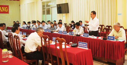 Sơ kết công tác phối hợp thu ngân sách nhà nước giữa Kho bạc Nhà nước An Giang với các ngân hàng thương mại