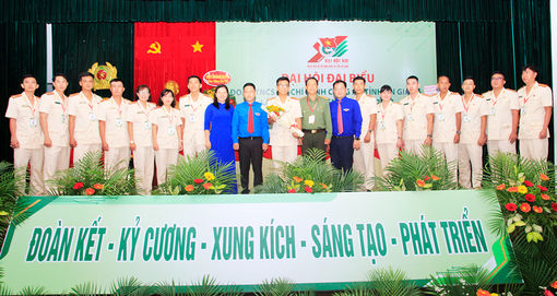 Thượng úy Mai Nhựt Tân được bầu giữ chức Bí thư Đoàn Thanh niên Công an An Giang lần thứ XIII
