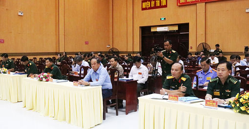 Khai mạc diễn tập khu vực phòng thủ huyện Tri Tôn