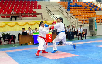 TP. Long Xuyên đoạt hạng nhất toàn đoàn môn karatedo Đại hội Thể dục - thể thao tỉnh An Giang lần IX/2022