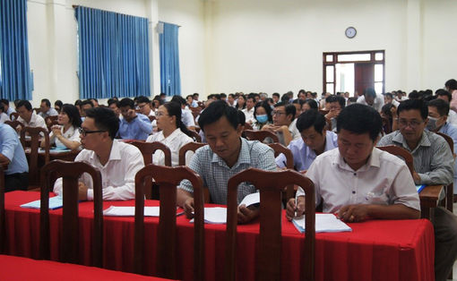 Trường Chính trị Tôn Đức Thắng tổ chức tập huấn nghiệp vụ công tác dân vận