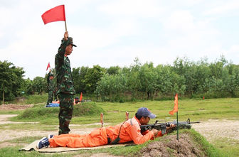 Bộ Chỉ huy Quân sự tỉnh An Giang huấn luyện tự vệ cơ quan cấp tỉnh