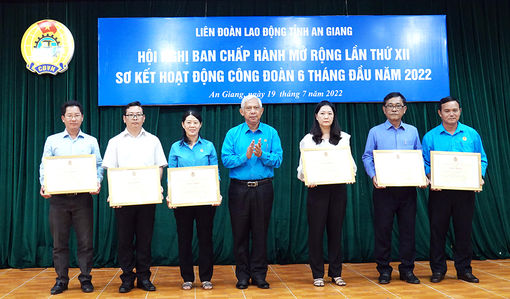 An Giang tăng tốc thực hiện các chỉ tiêu của hoạt động công đoàn