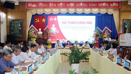 Hội thảo khoa học “Lịch sử hành chính 105 năm huyện Chợ Mới (1917-2022)”