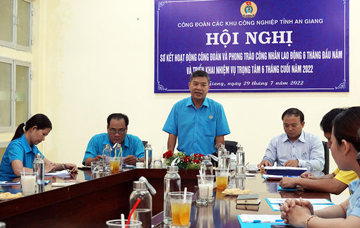 Công đoàn các khu công nghiệp tỉnh An Giang góp phần xây dựng mối quan hệ lao động hài hòa trong doanh nghiệp