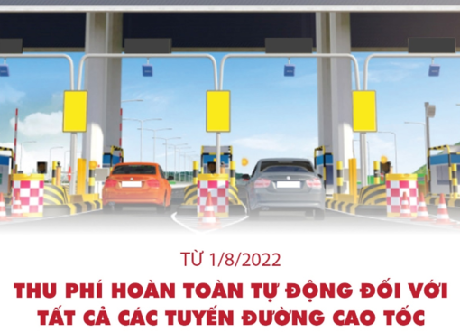 Bắt đầu thu phí hoàn toàn tự động trên tất cả các tuyến đường cao tốc