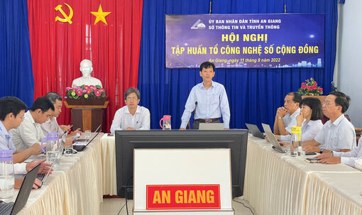 An Giang: Tập huấn kiến thức, kỹ năng Tổ Công nghệ số cộng đồng