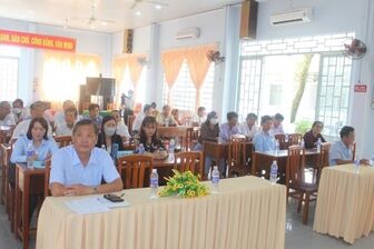 Đại biểu HĐND 3 cấp tỉnh An Giang tiếp xúc cử tri sau kỳ họp giữa năm 2022 ở Thoại Sơn