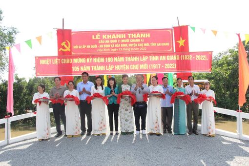 Khánh thành cầu An Quới 2